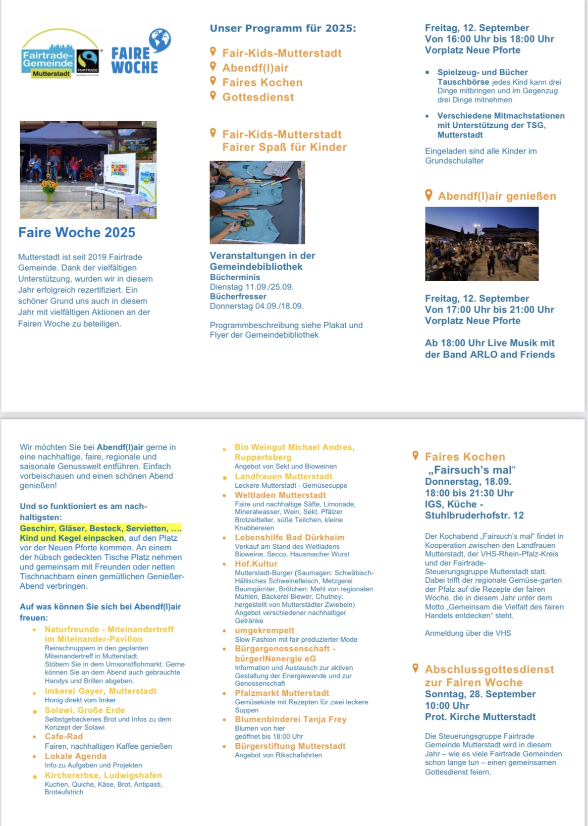faire woche 2025