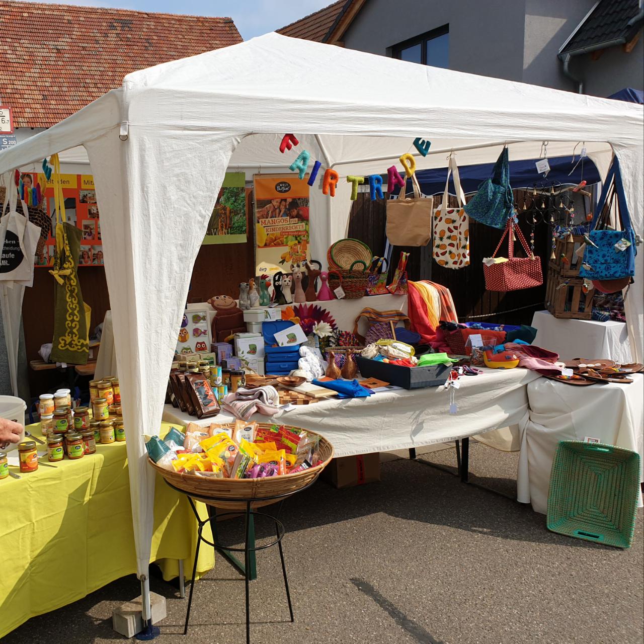 2019 07 13 Stand Gemsemarkt Schauernheim Romi